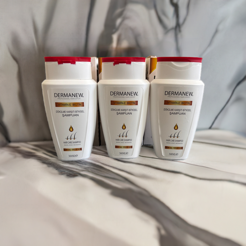 Dermanewhair shampoo with Biotin for man and woman 300 ml