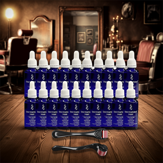 20pcs DermaNew Hair care serum + 2 pcs Derma Roller