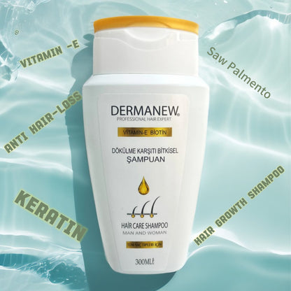 Dermanewhair shampoo with Keratin for man and woman