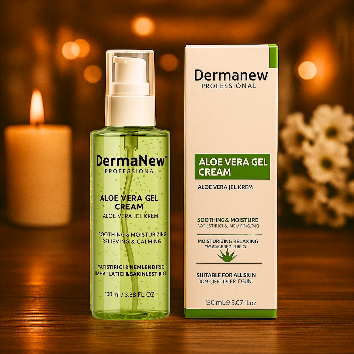 Dermanew Aloe vera gel for face 300ml