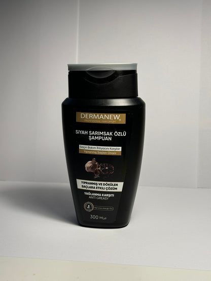 DERMANEW BLACK GARLIC SHAMPOO 300 ml